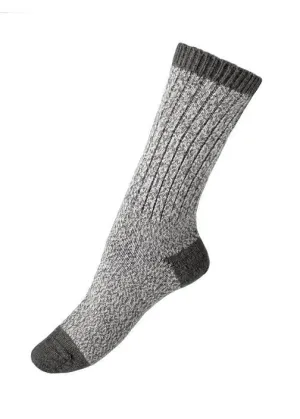 Alpaca Boot Unisex Socks - Grey