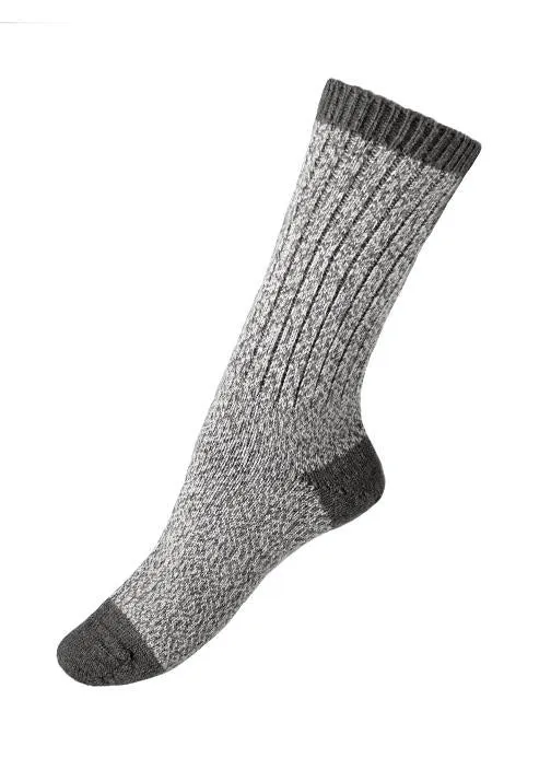 Alpaca Boot Unisex Socks - Grey