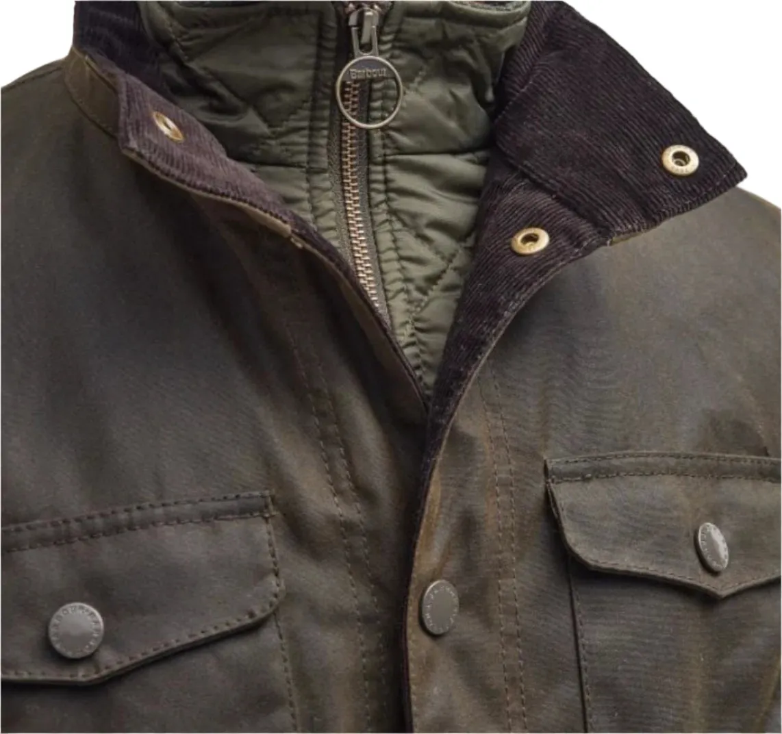 Barbour Ogston Wax Jacket (Olive)