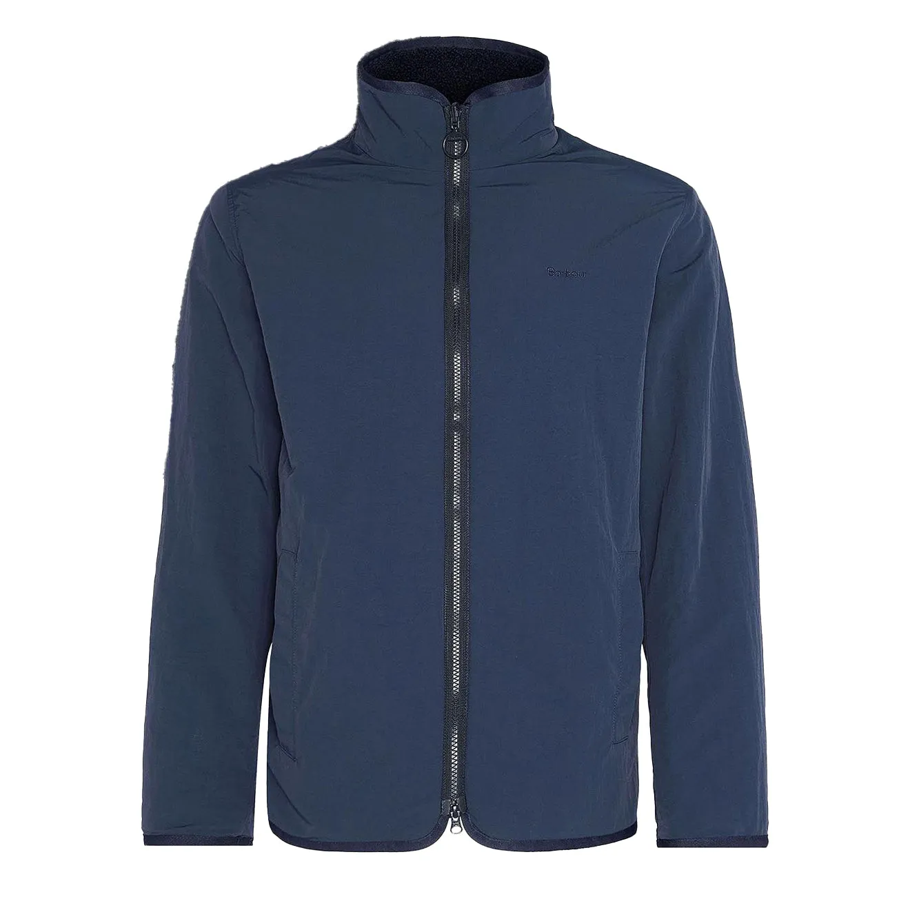 Barbour Reversible Fleece Jacket Navy