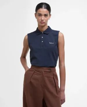 Barbour Women's Bowford Sleeveless Polo Shirt - Classic Navy
