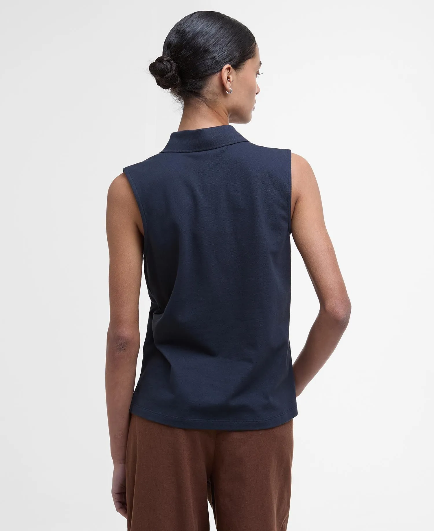 Barbour Women's Bowford Sleeveless Polo Shirt - Classic Navy
