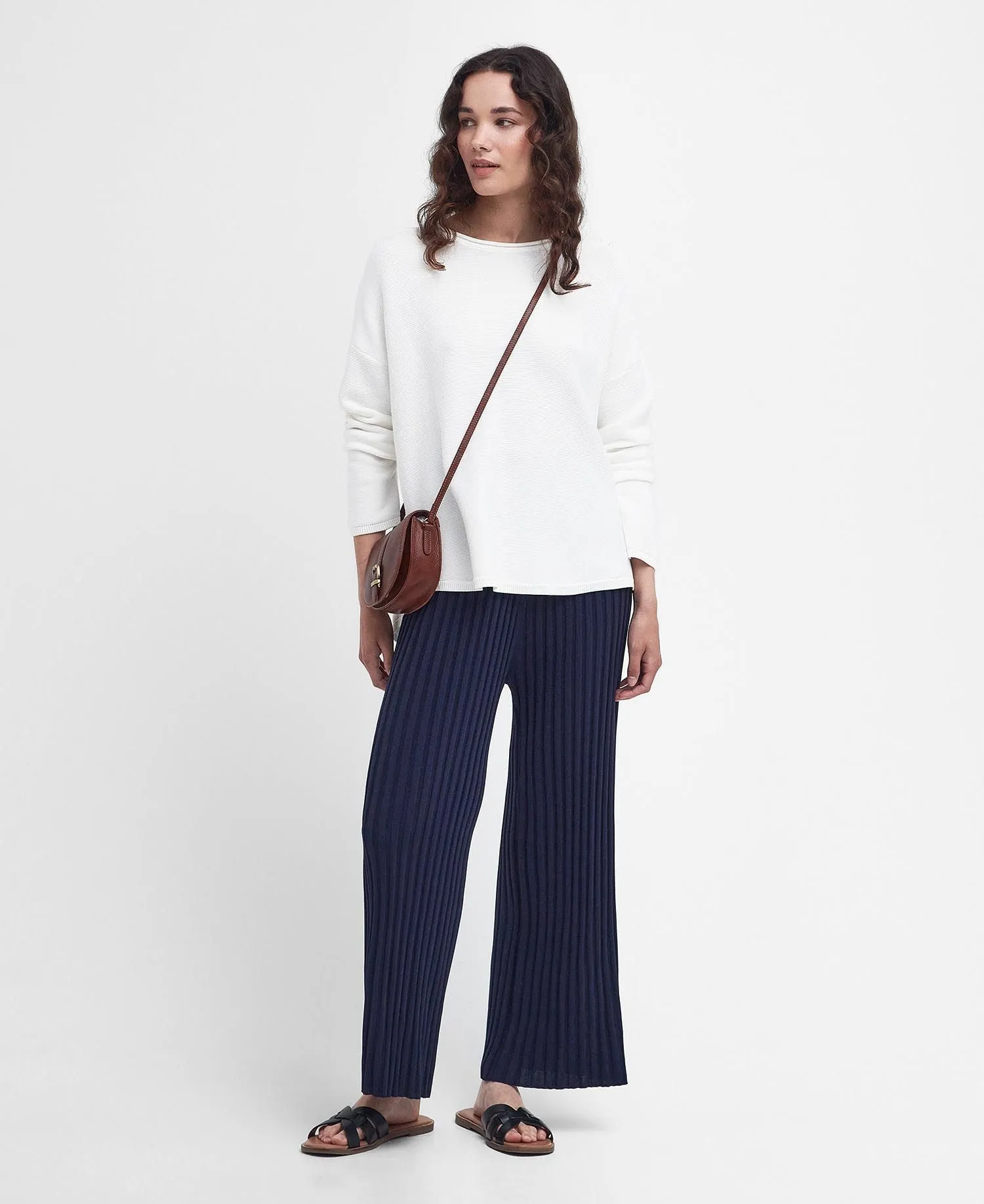 Barbour Women's Marine Knitted Jumper - Cloud