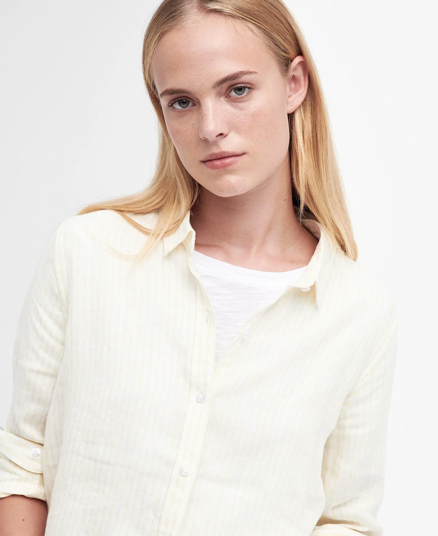 Barbour Women's Marine Shirt - Lemonade