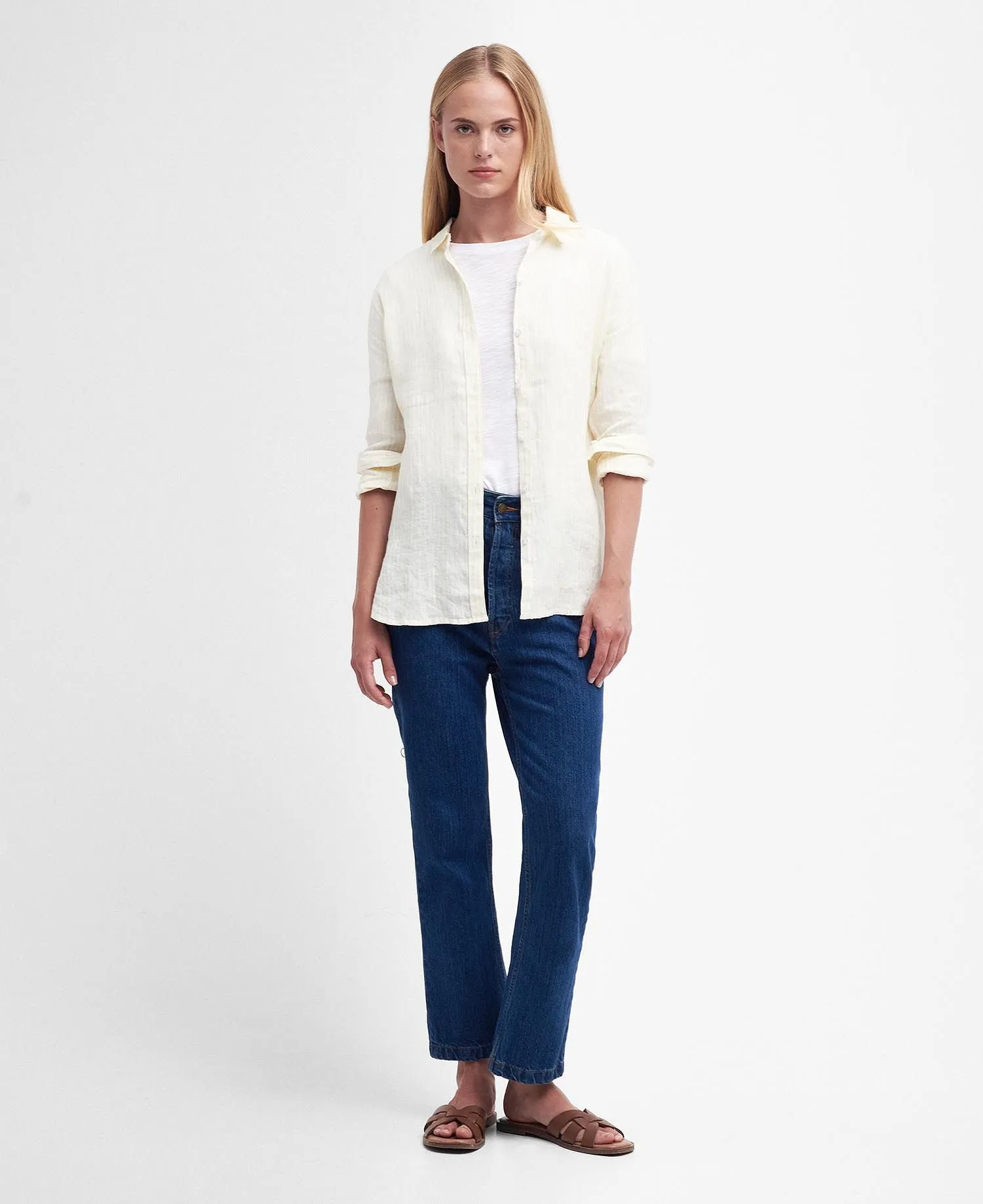 Barbour Women's Marine Shirt - Lemonade