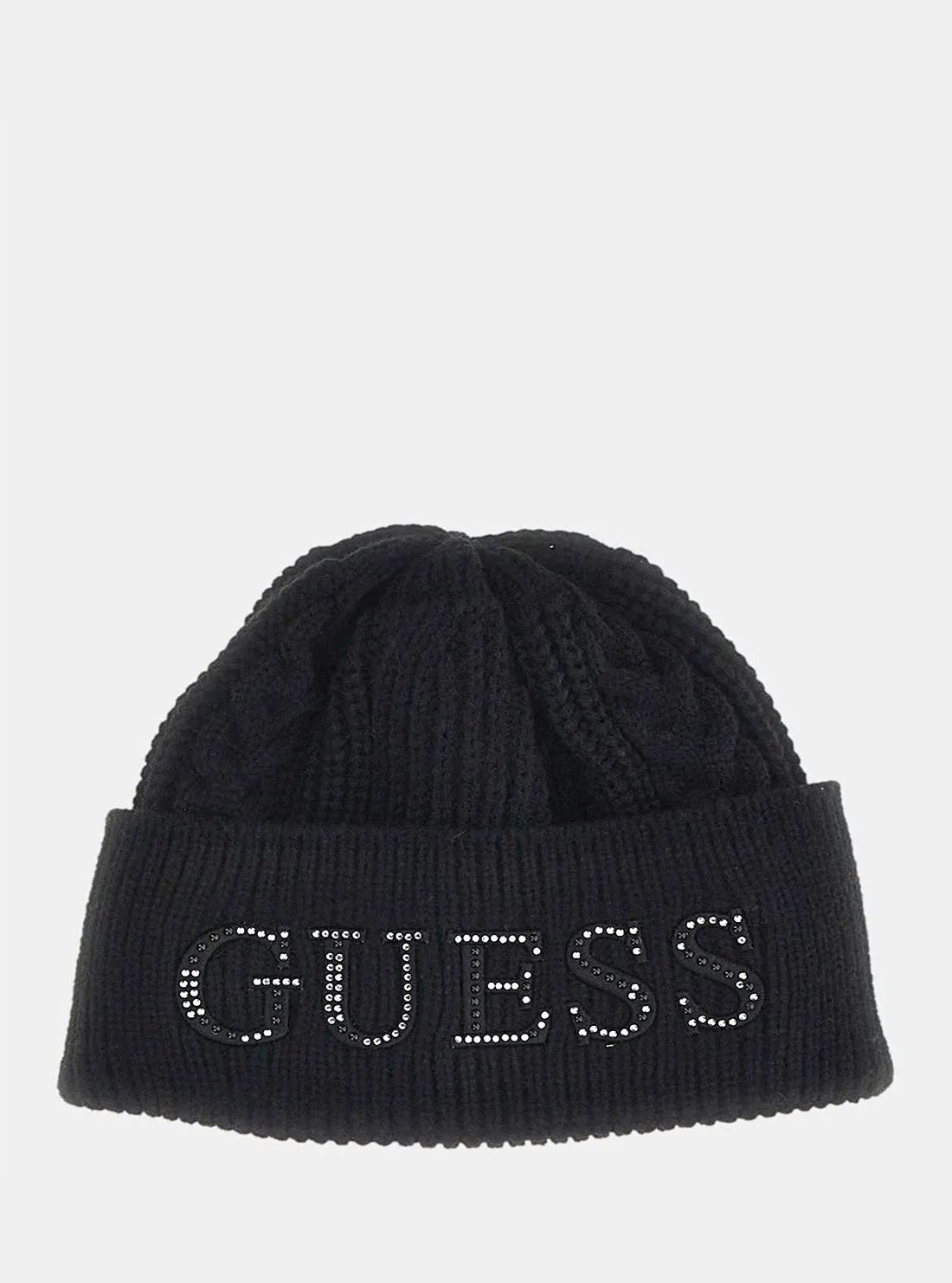 Black Agathe Beanie Guess