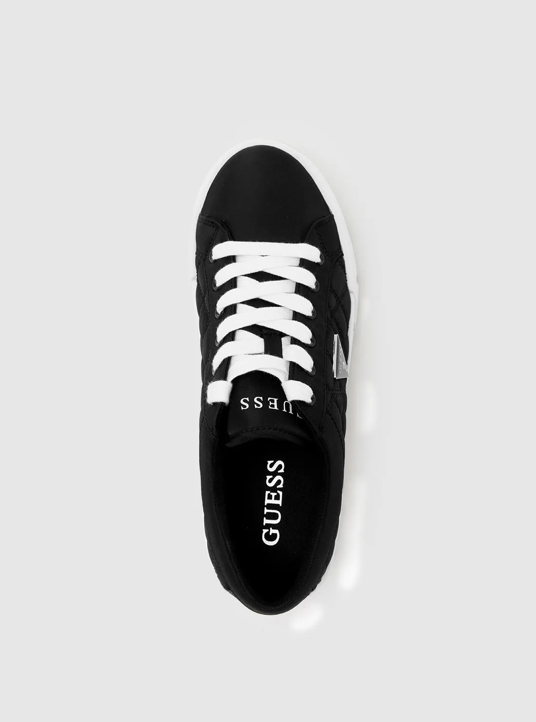 Black Chunky Tesie Low-Top Sneakers Guess