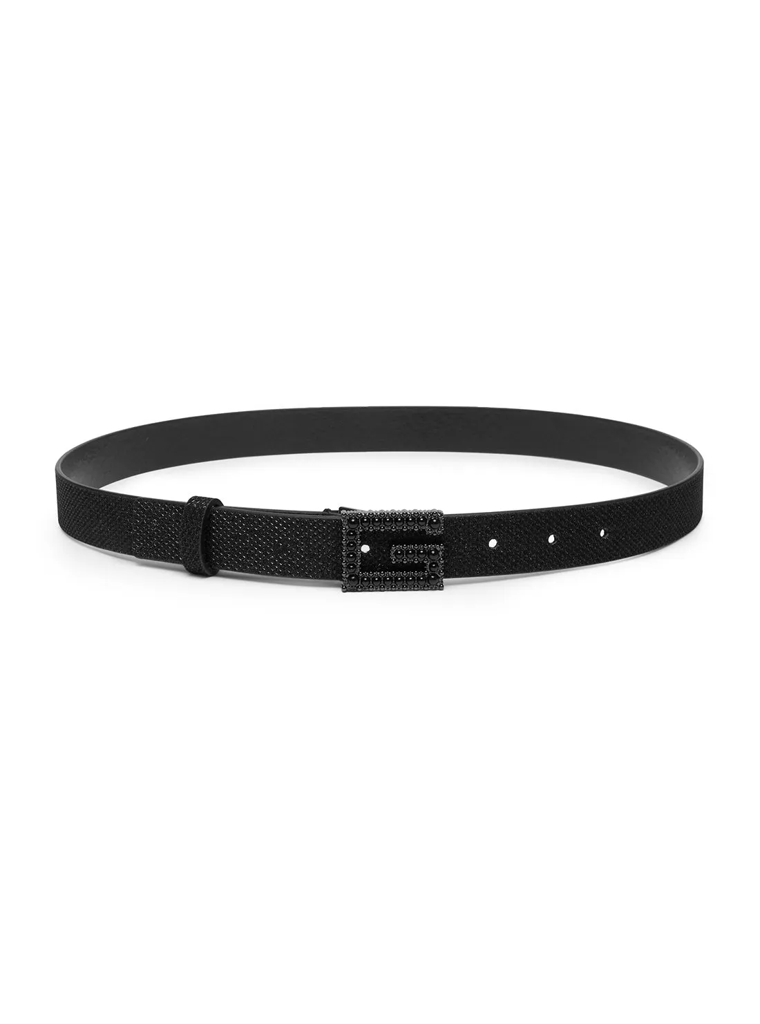 Black Lurex Gretel Adjustable Belt Guess