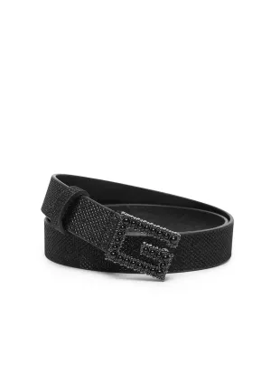 Black Lurex Gretel Adjustable Belt Guess