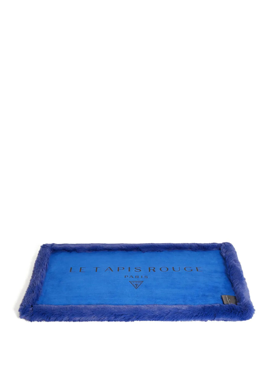 Blue Faux-Fur Luxury Pet Rug Guess