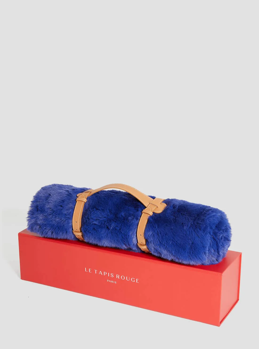 Blue Faux-Fur Luxury Pet Rug Guess