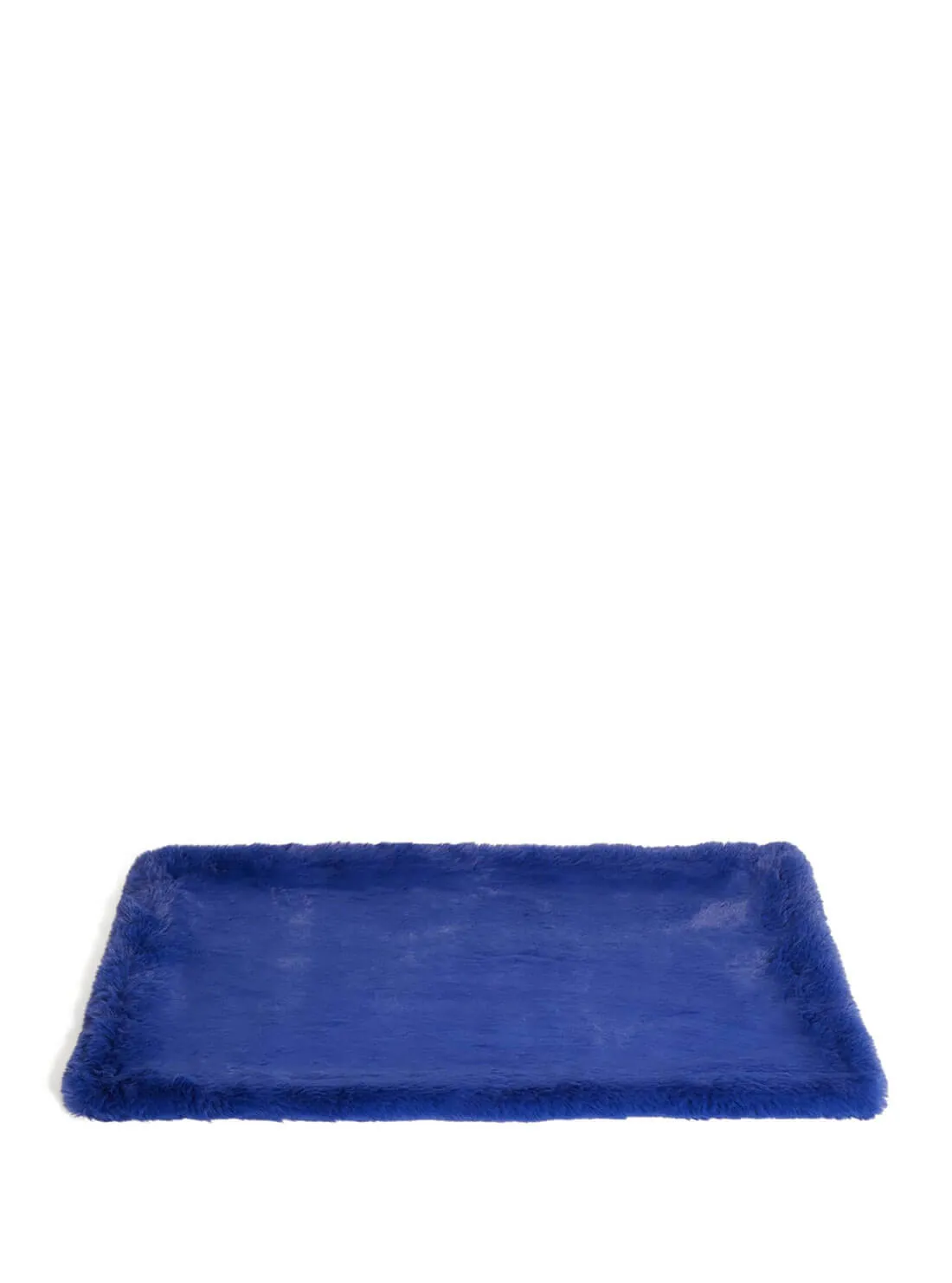 Blue Faux-Fur Luxury Pet Rug Guess