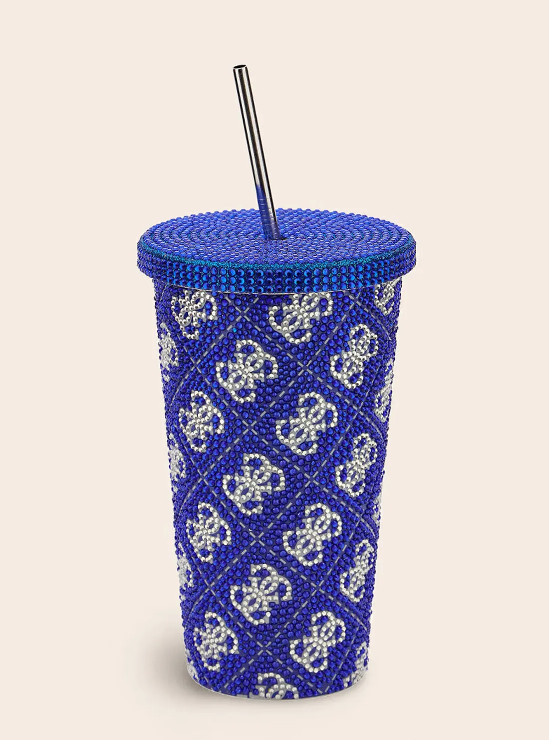 Blue Quattro G Travel Tumbler Cup Guess