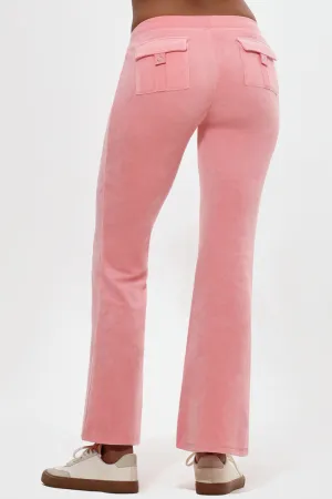 Crown Heritage Cotton Velour Track Pants by Juicy Couture