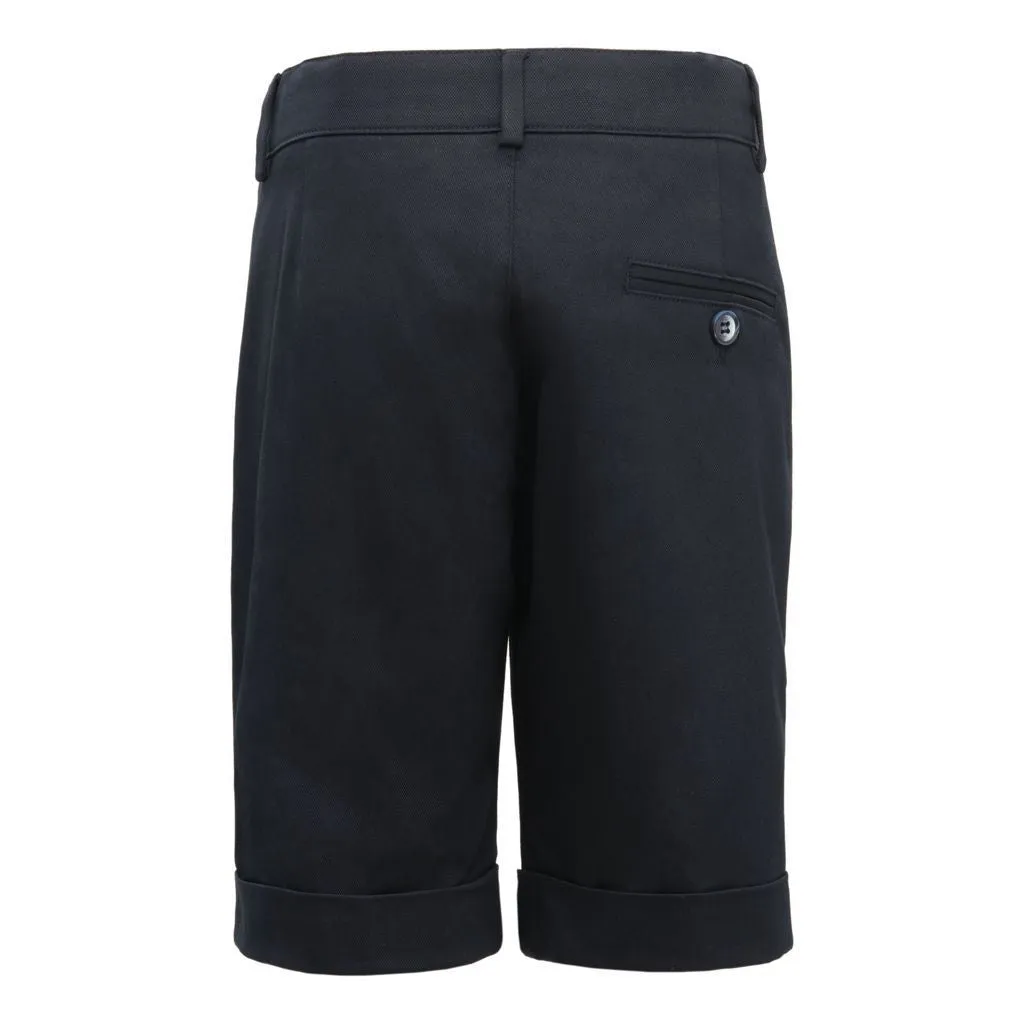 Dark Blue Formal Shorts