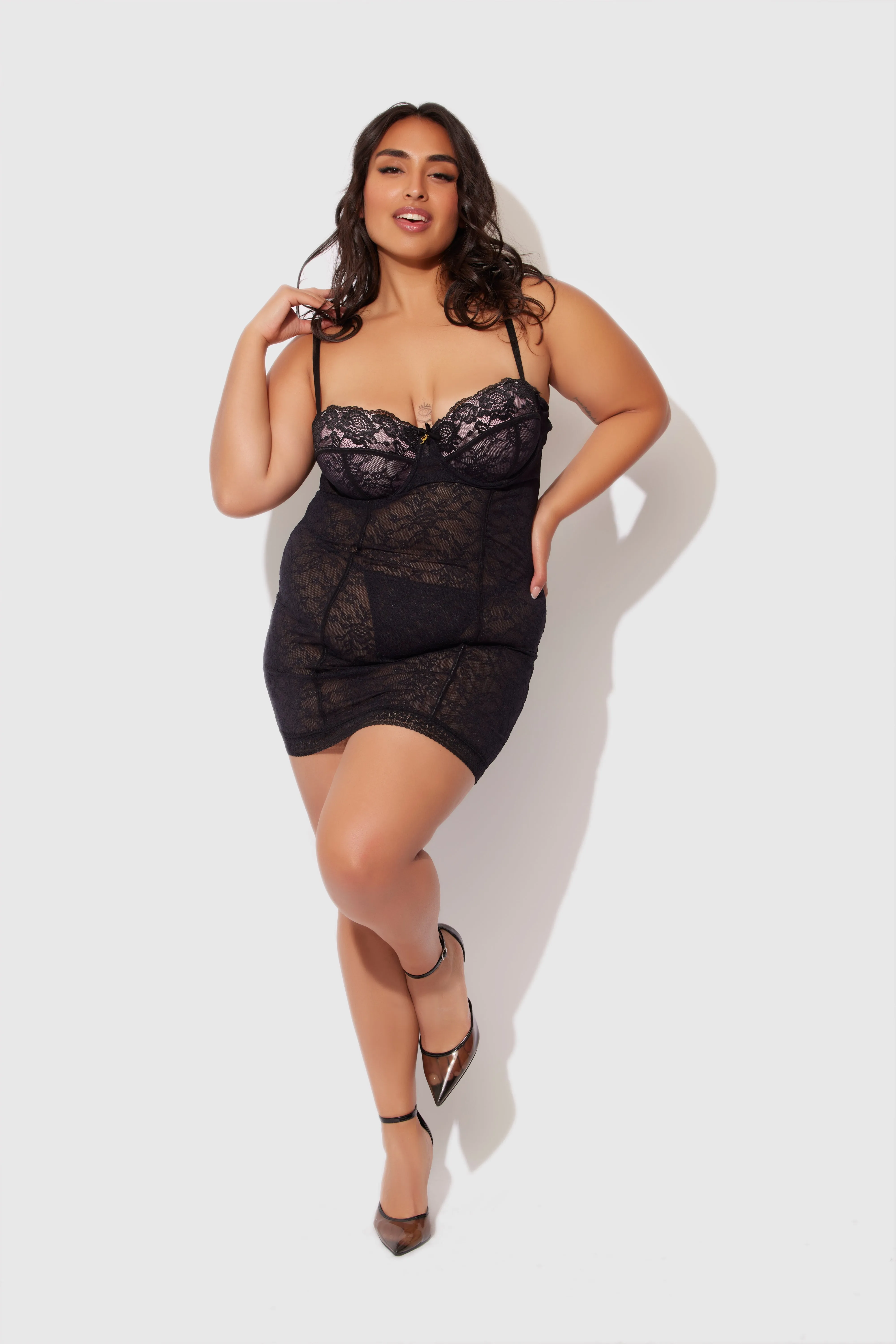 Desiree Lace Chemise by Frederick's of Hollywood