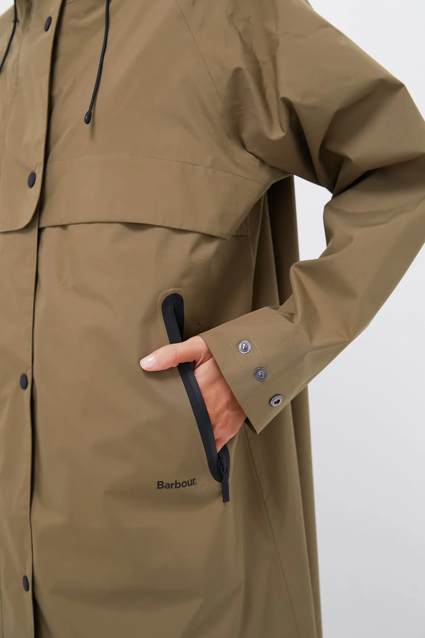 Dusky Green Jayla Waterproof Parka