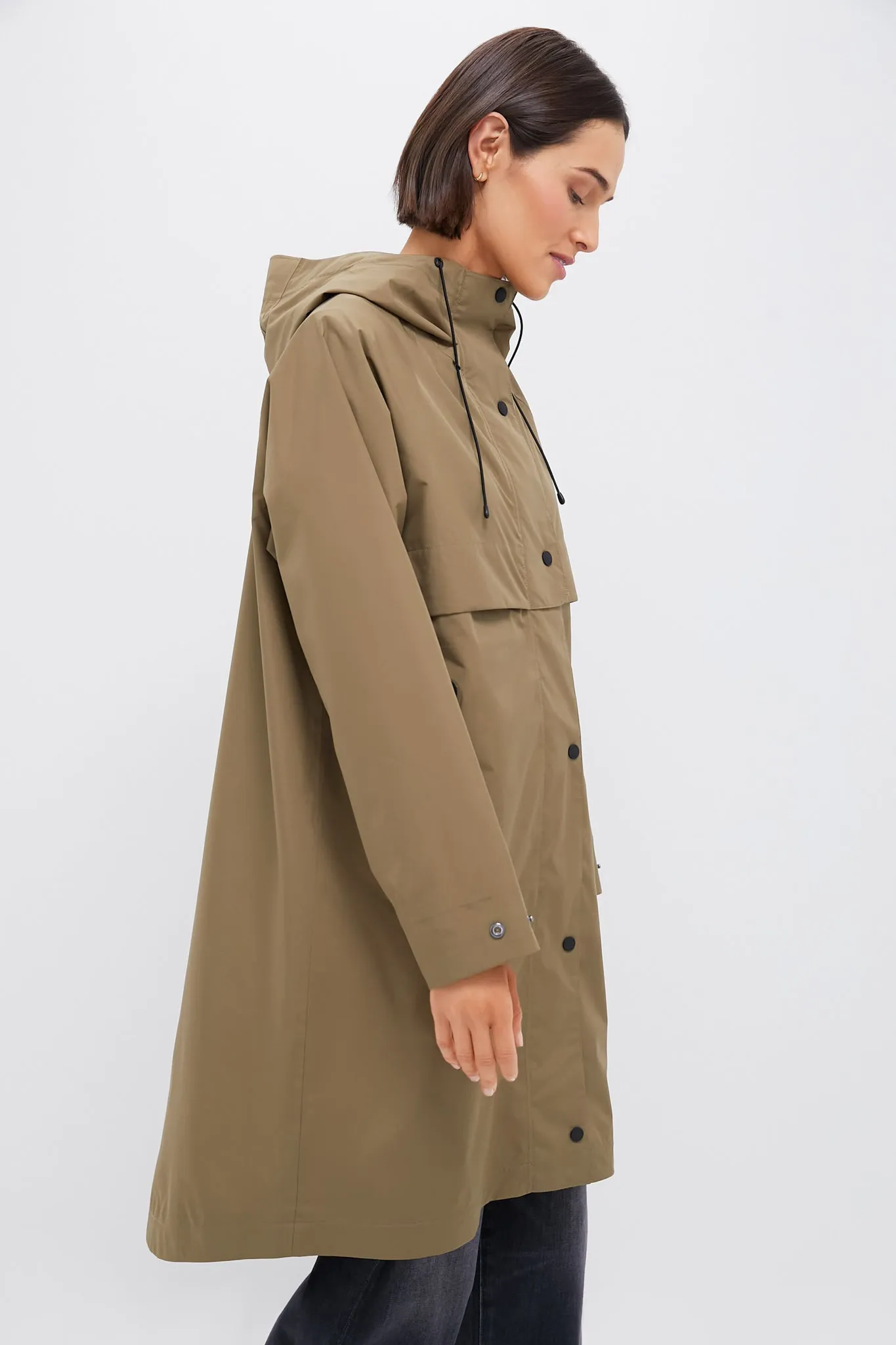 Dusky Green Jayla Waterproof Parka