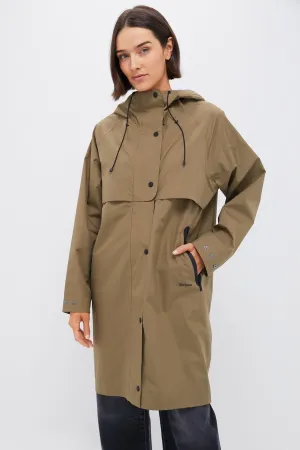Dusky Green Jayla Waterproof Parka