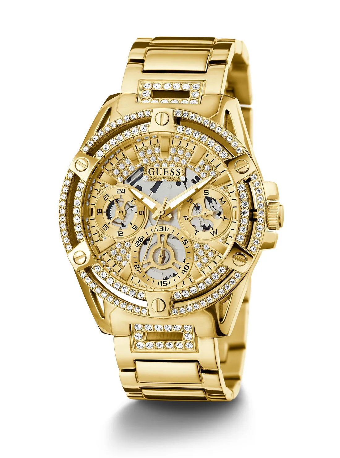 Gold Crystal Queen Watch Guess