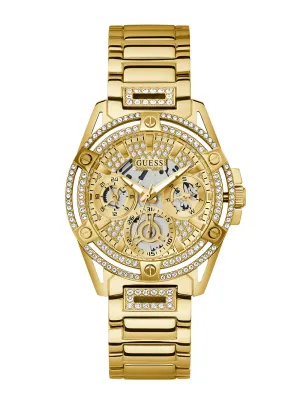 Gold Crystal Queen Watch Guess