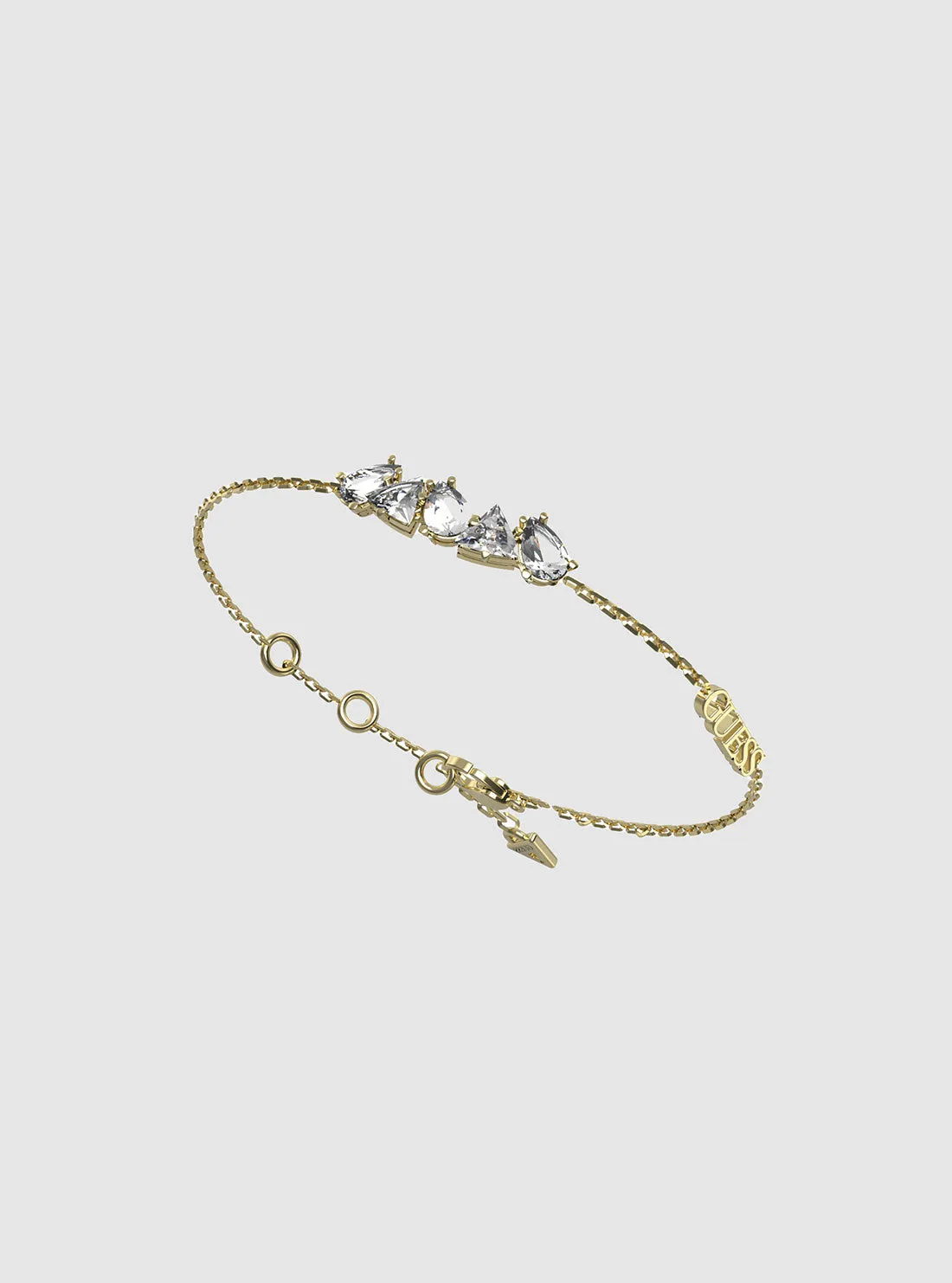 Gold Multi Crystal Bracelet Guess
