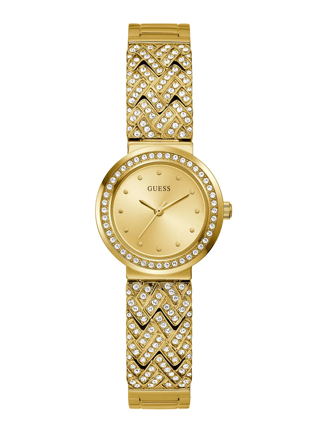 Gold Treasure Crystal Watch Guess