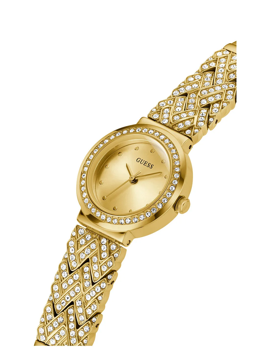 Gold Treasure Crystal Watch Guess