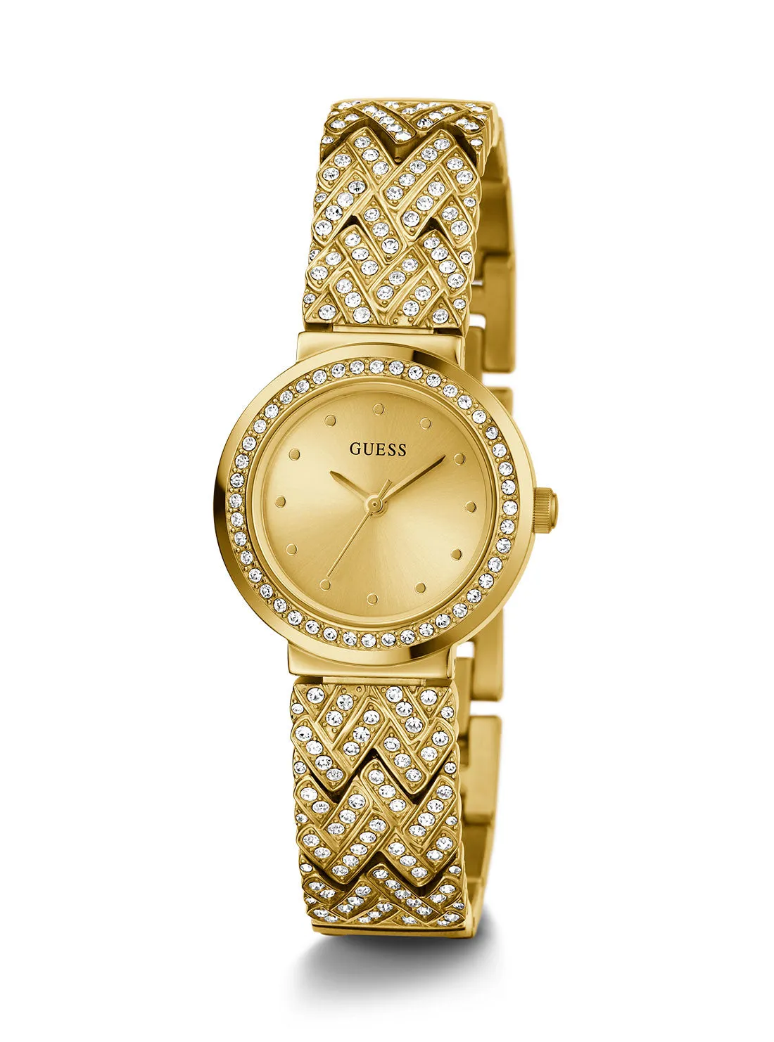Gold Treasure Crystal Watch Guess