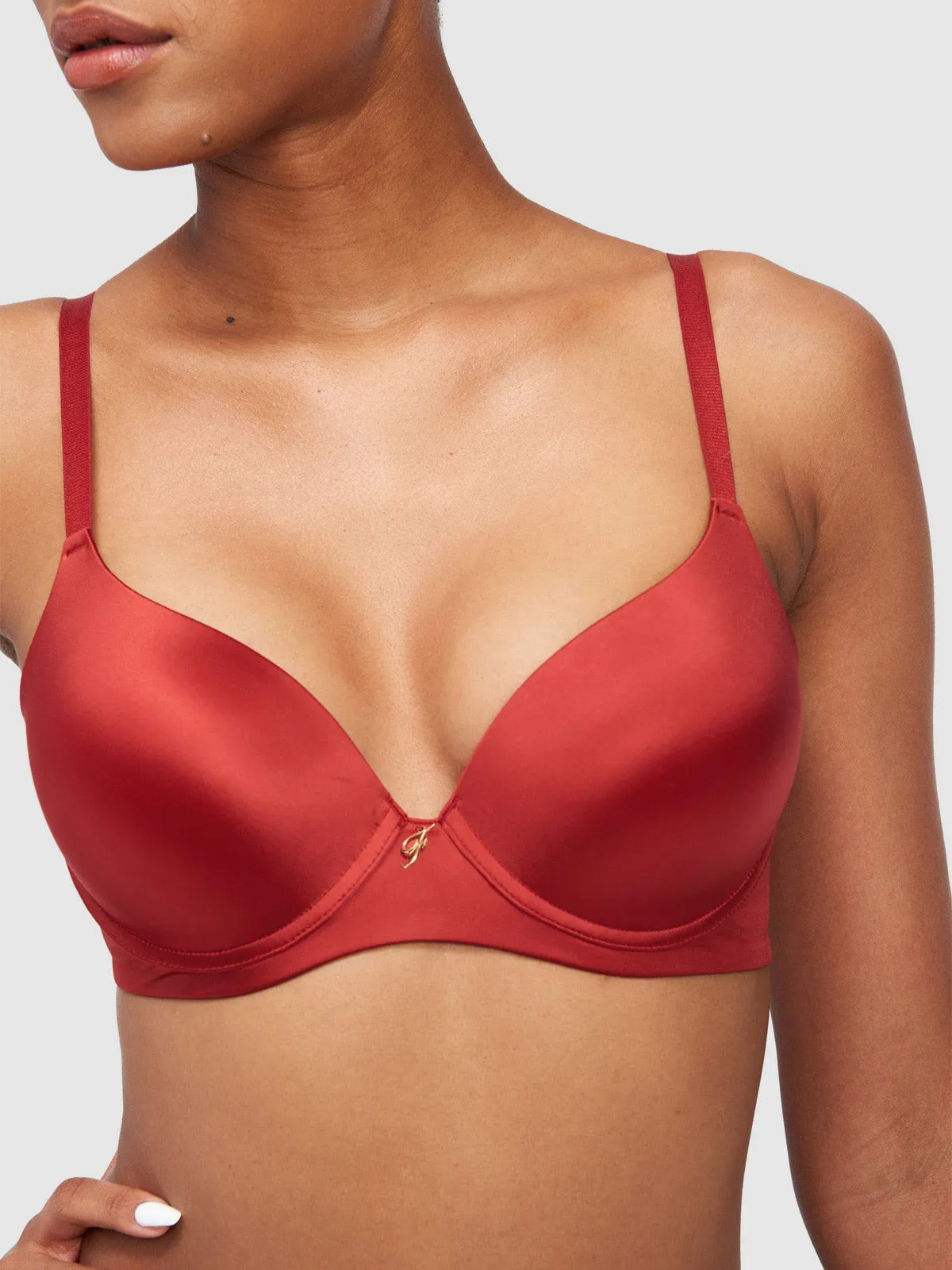 Lexi Push Up Plunge T-Shirt Bra by Frederick's of Hollywood