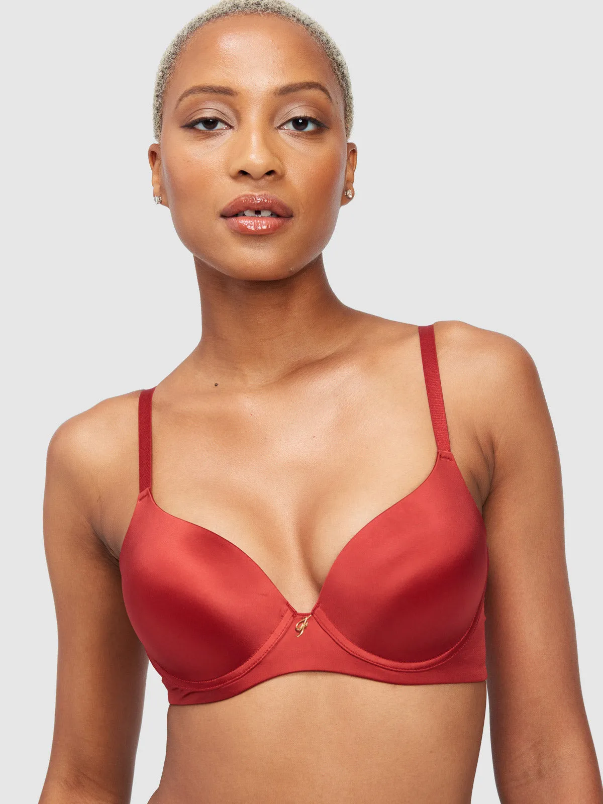 Lexi Push Up Plunge T-Shirt Bra by Frederick's of Hollywood