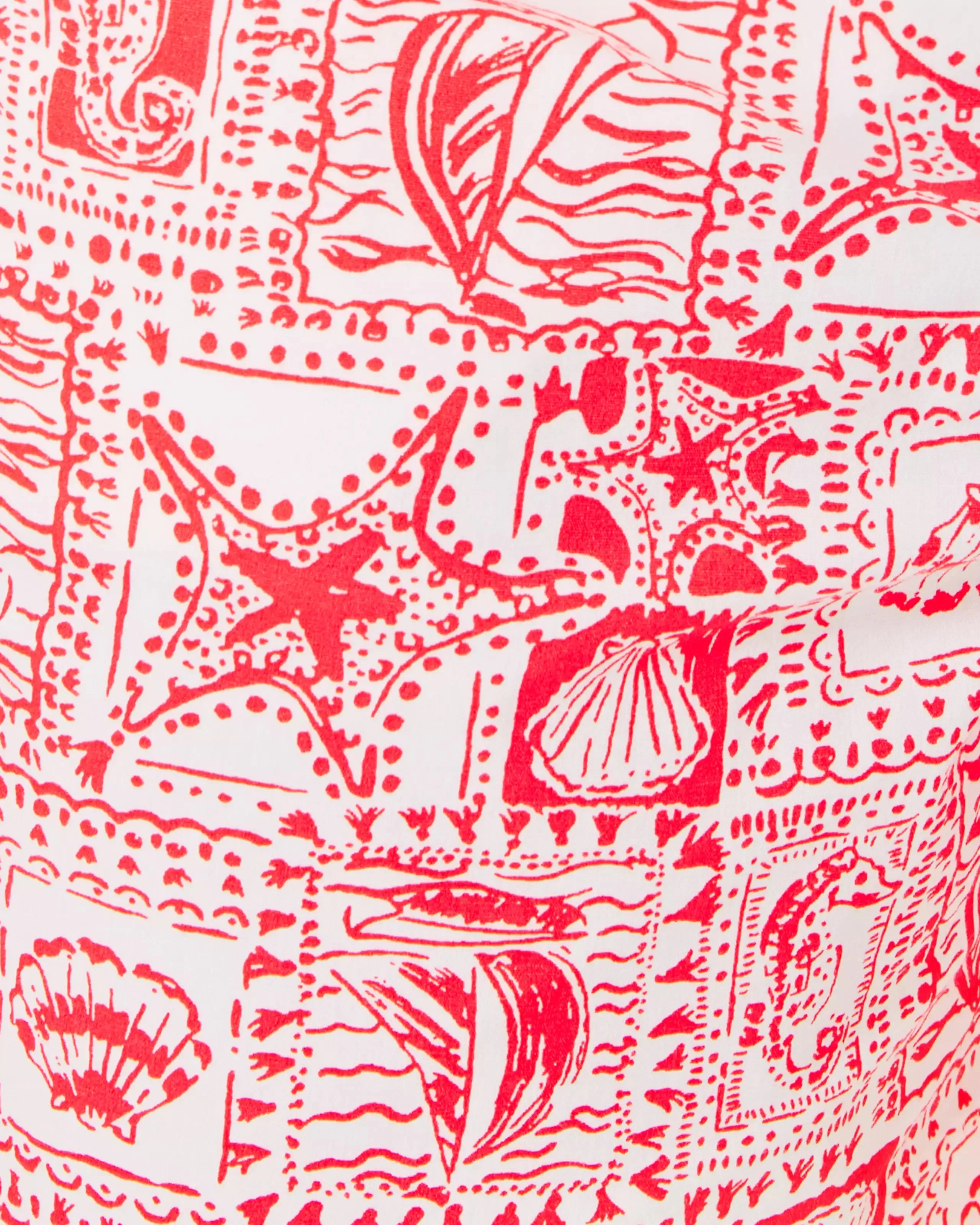 Lilly Pulitzer Women's 5" Gretchen High Rise Short - Mizner Red Seaside Harbour