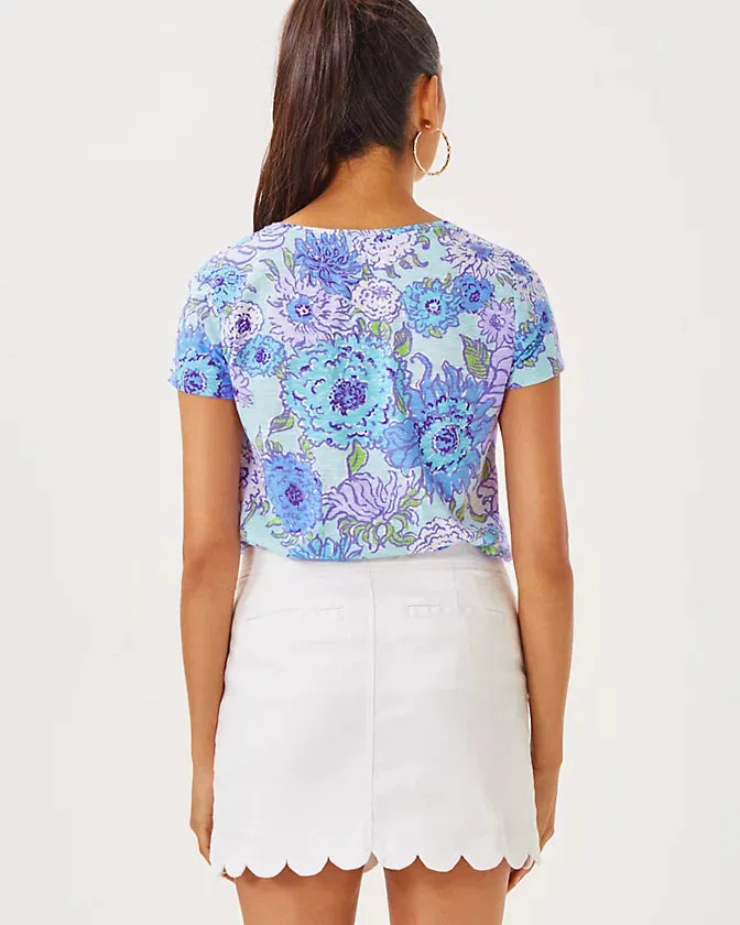 Lilly Pulitzer Women's Etta Scoop Neck Top - Multi Let It Gogh