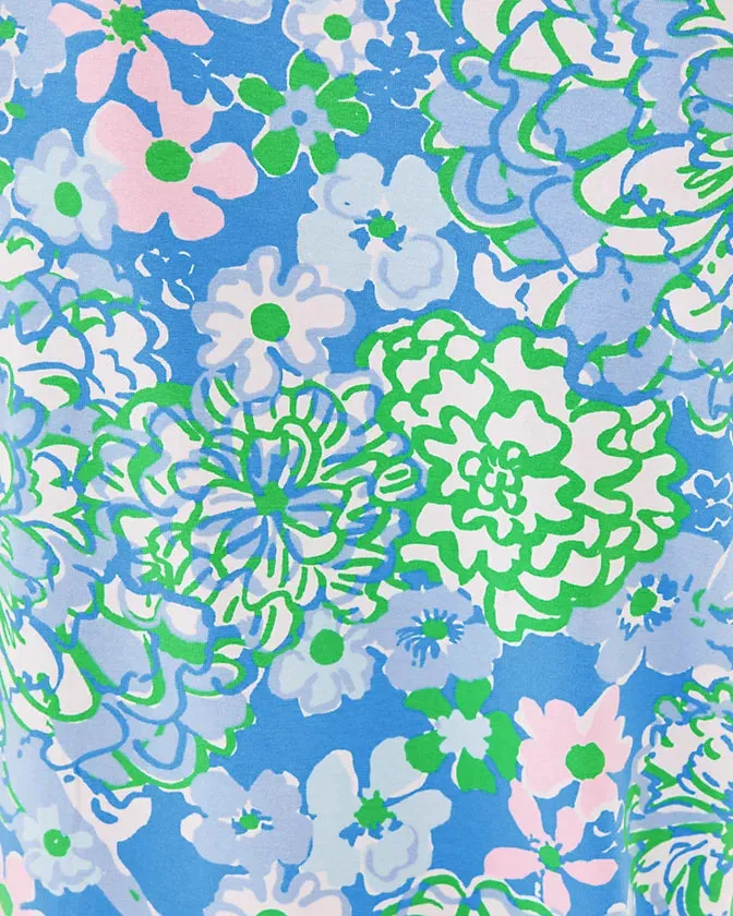 Lilly Pulitzer Women's UPF 50  Alden Dress - Sunwashed Blue Plumes In Bloom