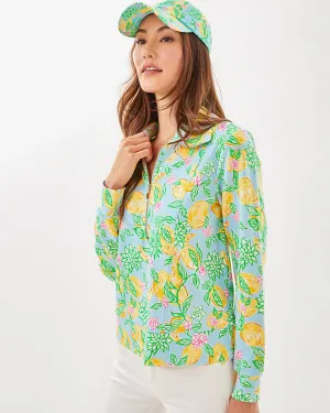 Lilly Pulitzer Women's UPF 50  Eleni Pullover - Bluette Make Lemonade