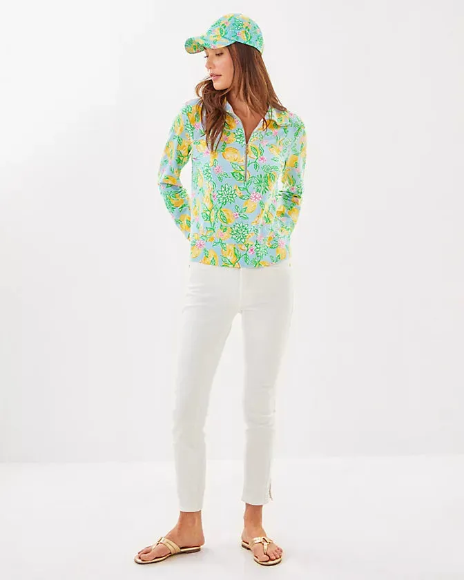 Lilly Pulitzer Women's UPF 50  Eleni Pullover - Bluette Make Lemonade