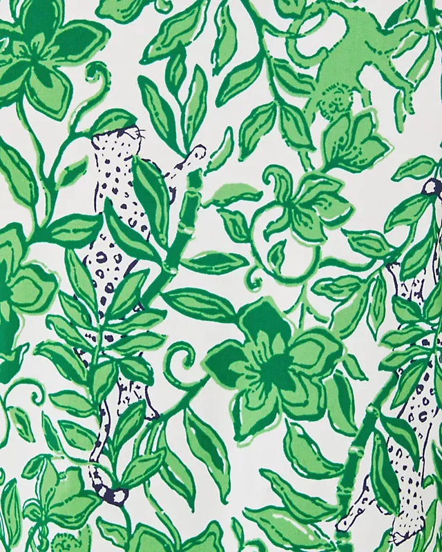 Lilly Pulitzer Women's UPF 50  Kindra Dress - Fiddle Leaf Green Lil Escape Plan