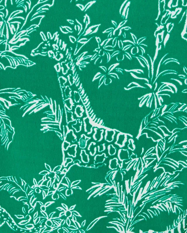 Lilly Pulitzer Women's UPF 50  Luxletic Sheldrake Romper - Fiddle Leaf Green Safari Party