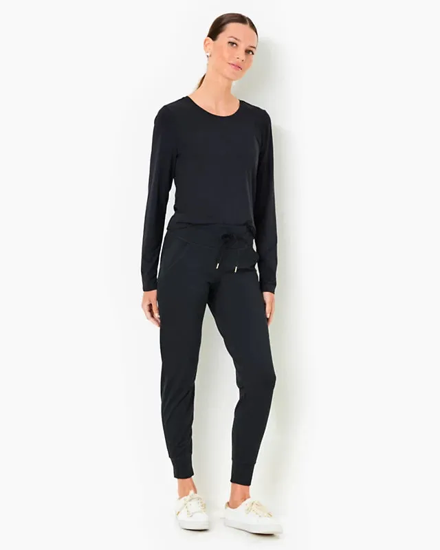 Lilly Pulitzer Women's UPF 50  Luxletic Westley Long Sleeve Active Tee - Noir