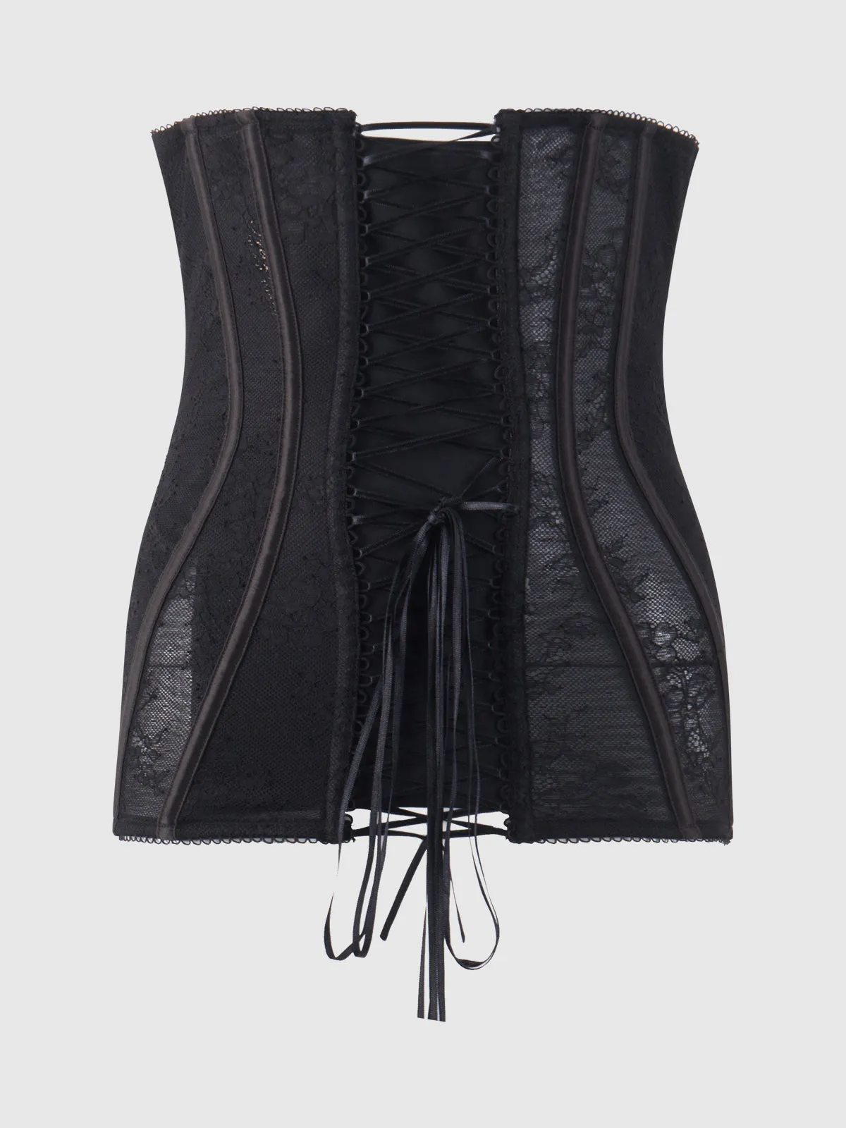 Luella Lace Straight Top Corset by Frederick's of Hollywood
