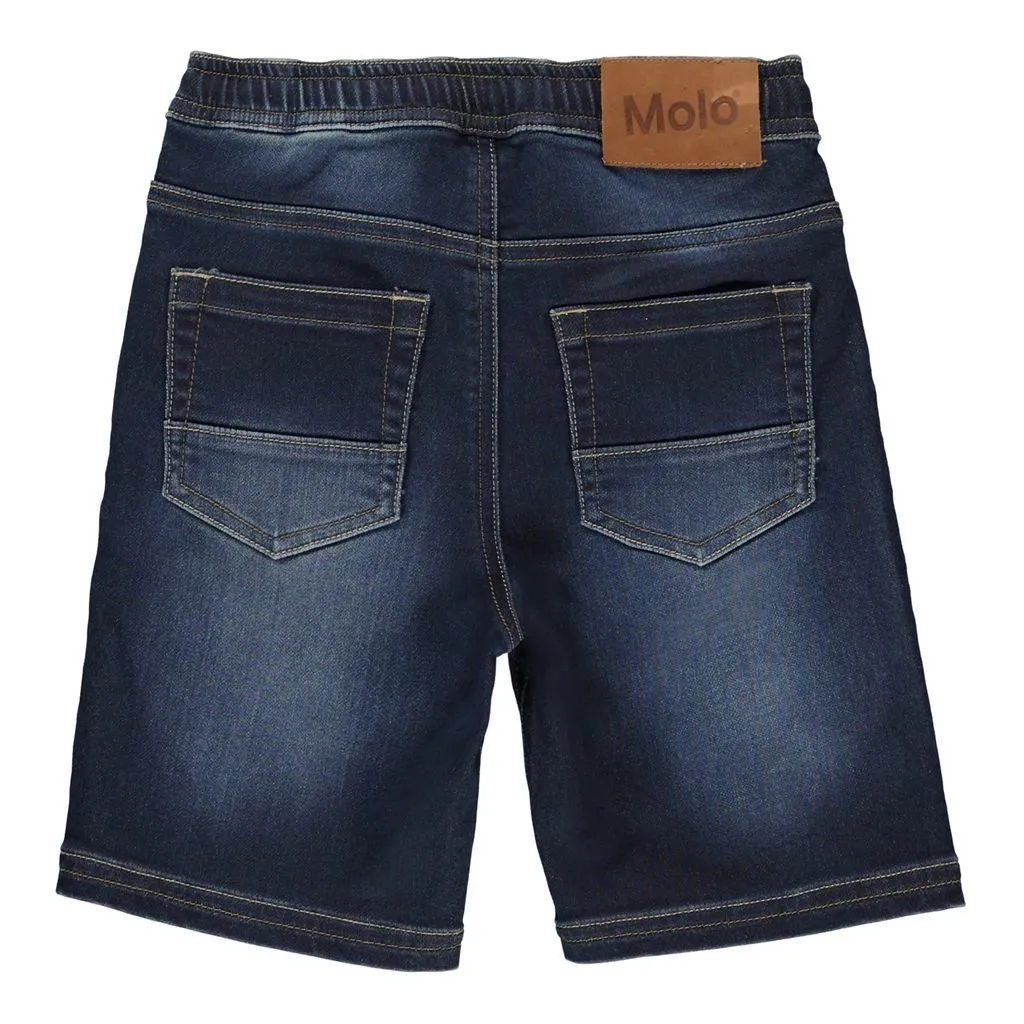 Navy Blue Ali Denim Shorts