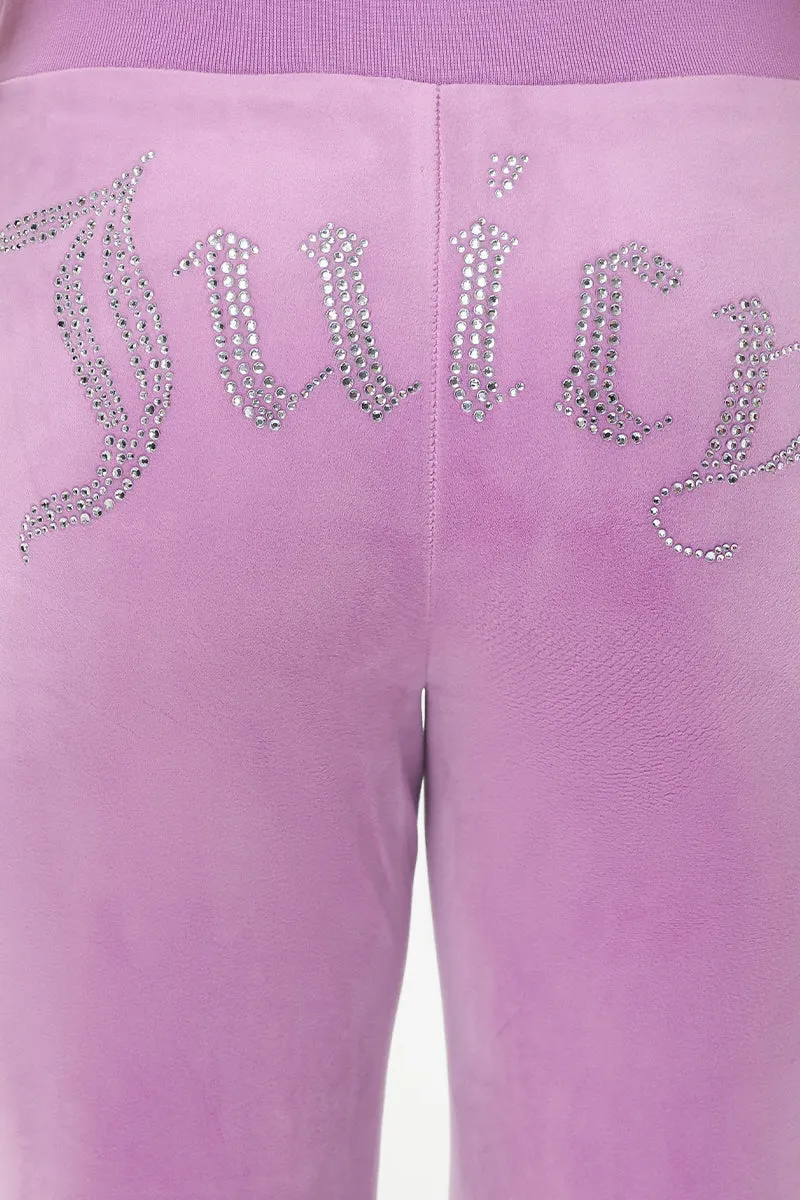 OG Big Bling Velour Track Pants by Juicy Couture