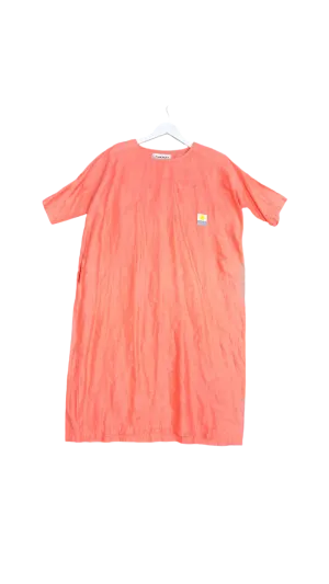 One Size | L.F. Markey Coral Linen Midi Shift Dress