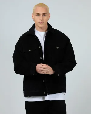 Oversized Cord Jacket Black