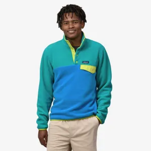 Patagonia Men's Lightweight Synchilla Snap-T Fleece Pullover - Vessel Blue