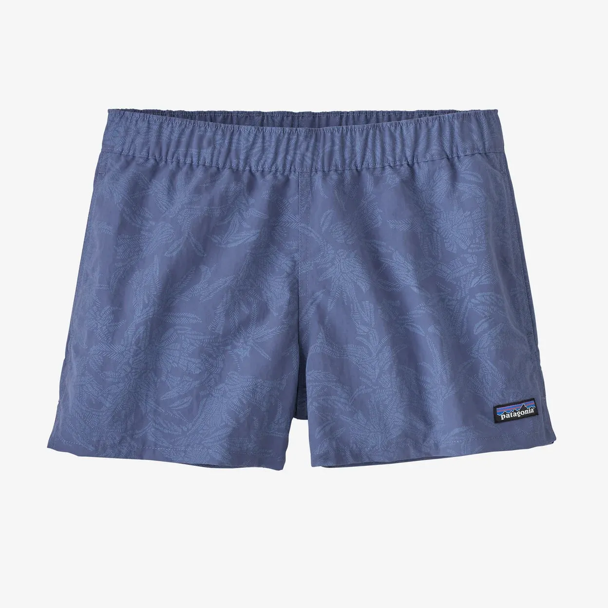 Patagonia Women's Barely Baggies Shorts - 2" - Monkey Flower: Current Blue