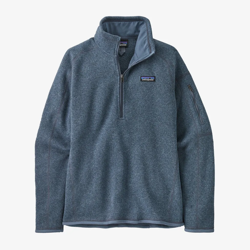 Patagonia Women's Better Sweater 1/4-Zip Fleece - Utility Blue