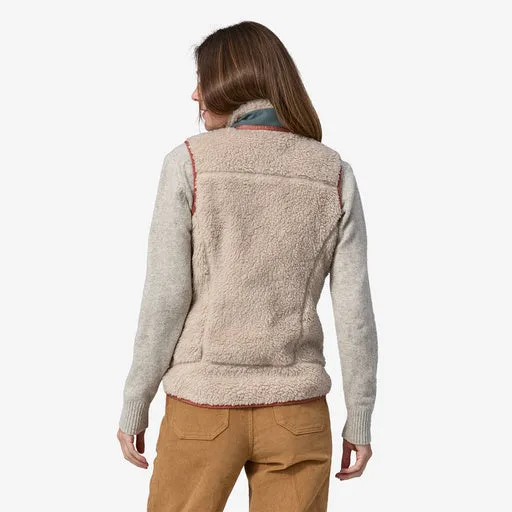 Patagonia Women's Classic Retro-X Fleece Vest - Natural w/Nouveau Green