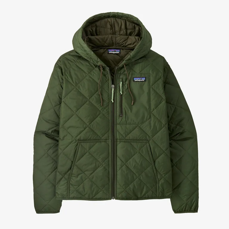 Patagonia Women's Diamond Quilted Bomber Hoody - Torrey Pine Green