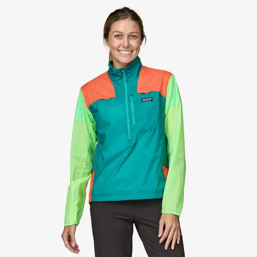 Patagonia Women's Houdini Stash 1/2-Zip Pullover - Subtidal Blue
